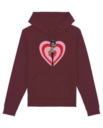 Powerpuff  Buttercup Aesthetic Girl Burgundy