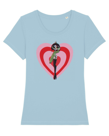 Powerpuff  Buttercup Aesthetic Girl Sky Blue