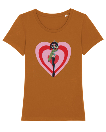 Powerpuff  Buttercup Aesthetic Girl Roasted Orange