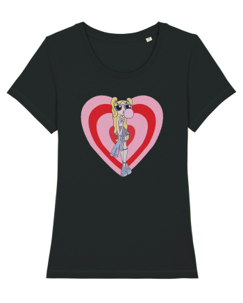Powerpuff  Bubbles Aesthetic Girl Black