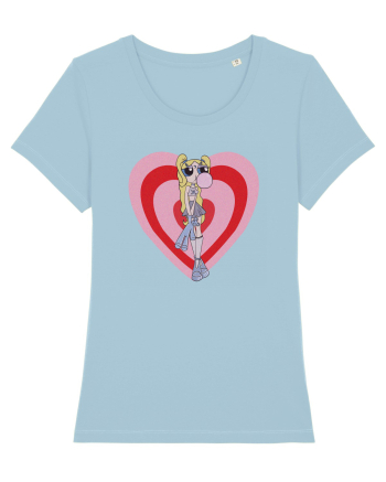 Powerpuff  Bubbles Aesthetic Girl Sky Blue