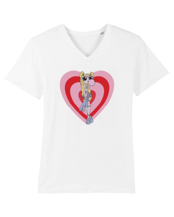 Powerpuff  Bubbles Aesthetic Girl White