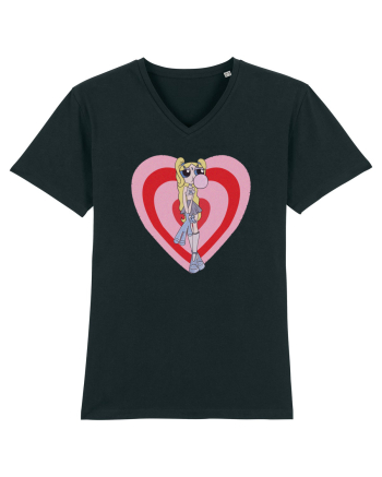 Powerpuff  Bubbles Aesthetic Girl Black