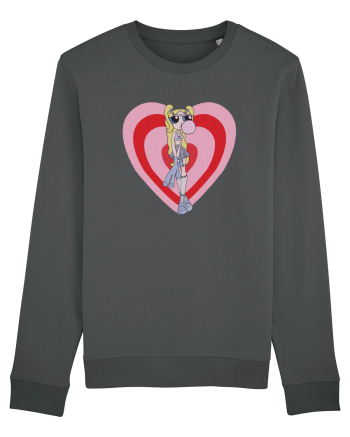 Powerpuff  Bubbles Aesthetic Girl Anthracite