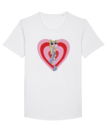 Powerpuff  Bubbles Aesthetic Girl Tricou mânecă scurtă guler larg Bărbat Skater