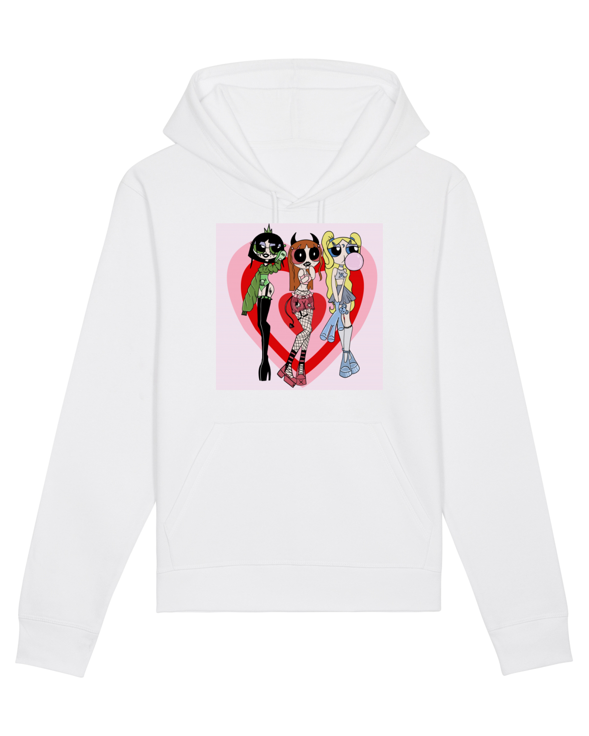 Hanorac Unisex Drummer White