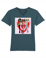 Powerpuff Aesthetic Girls Tricou mânecă scurtă guler V Bărbat Presenter