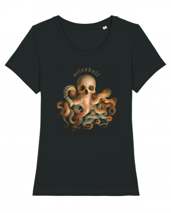 OctoSkull - octopus + skull - caracatita craniu Black