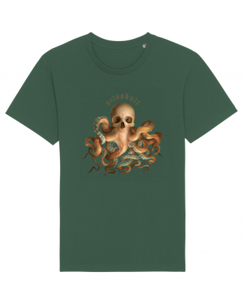 OctoSkull - octopus + skull - caracatita craniu Bottle Green