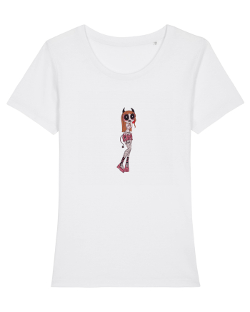Powerpuff Blossom Aesthetic Girls White