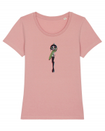 Powerpuff Buttercup Aesthetic Girls Tricou mânecă scurtă guler larg fitted Damă Expresser