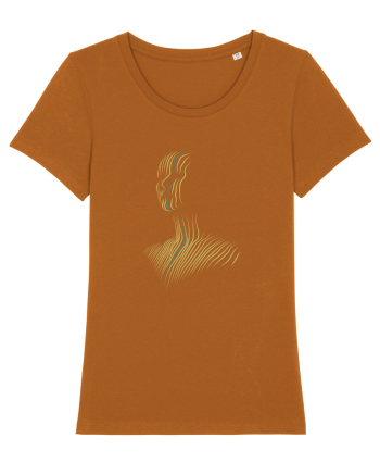 One line - blue Roasted Orange