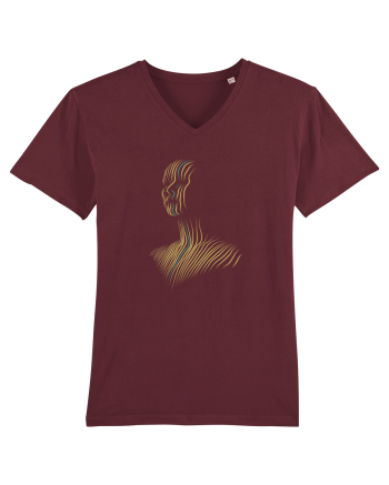One line - blue Burgundy