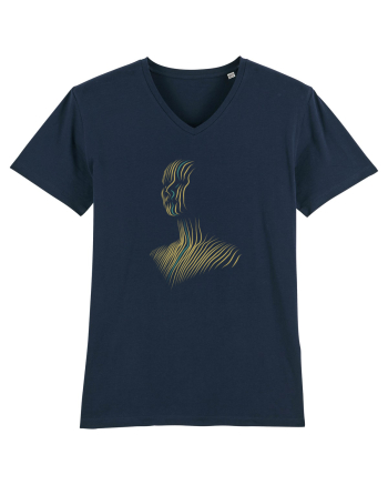 One line - blue French Navy