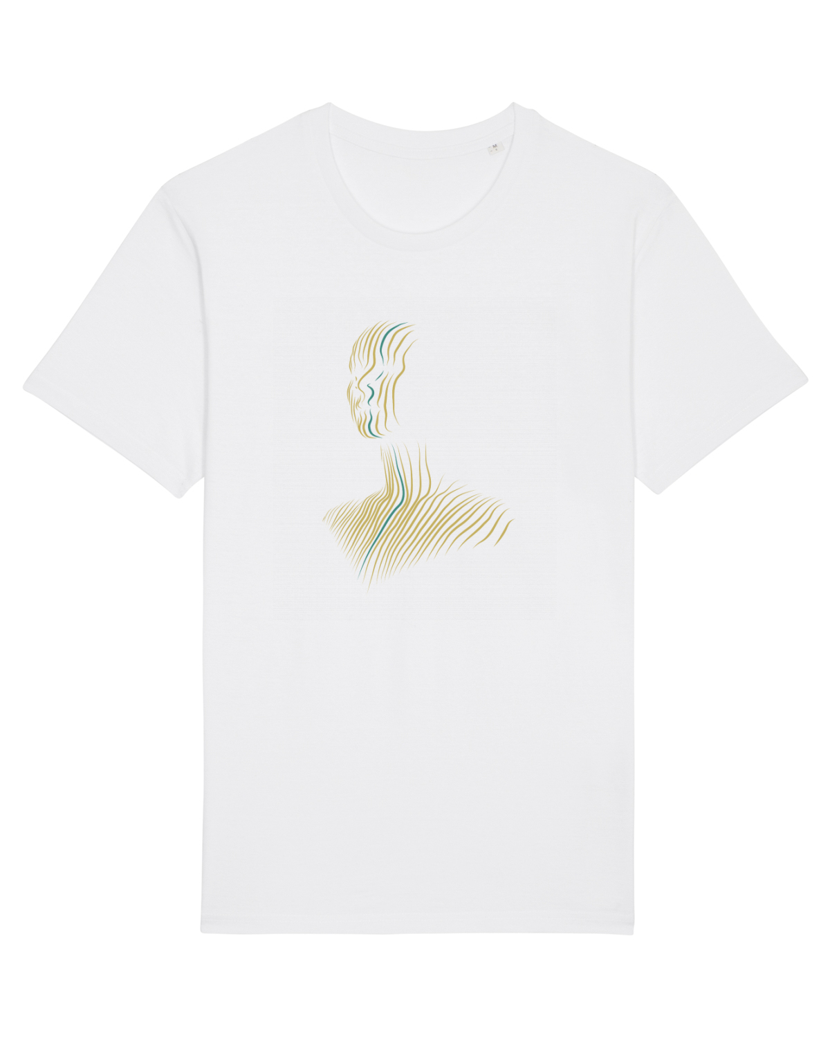 Tricou mânecă scurtă Unisex Rocker White