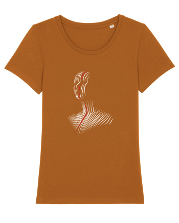 One line - red Roasted Orange