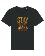 Stay home, wear a mask Tricou mânecă scurtă Unisex Rocker