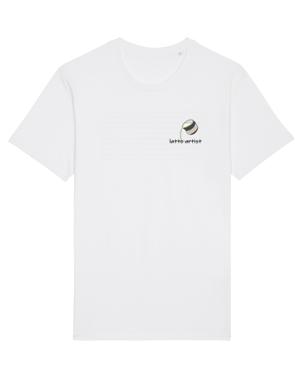 Tricou mânecă scurtă Unisex Rocker White