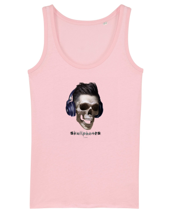 Craniu cu casti - skullphones 13 Cotton Pink
