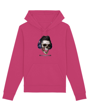 Craniu cu casti - skullphones 13 Raspberry