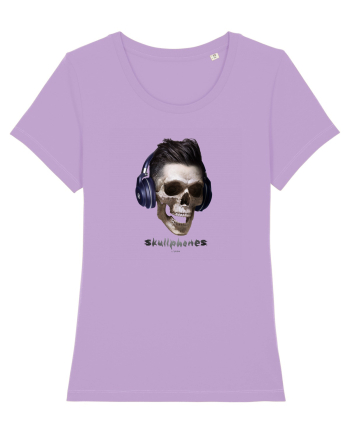Craniu cu casti - skullphones 13 Lavender Dawn