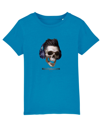 Craniu cu casti - skullphones 13 Azur