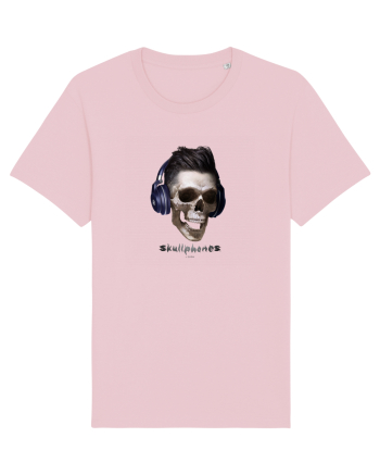 Craniu cu casti - skullphones 13 Cotton Pink