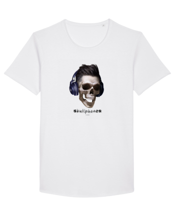 Craniu cu casti - skullphones 13 White