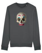 craniu skulljoker 02 Bluză mânecă lungă Unisex Rise