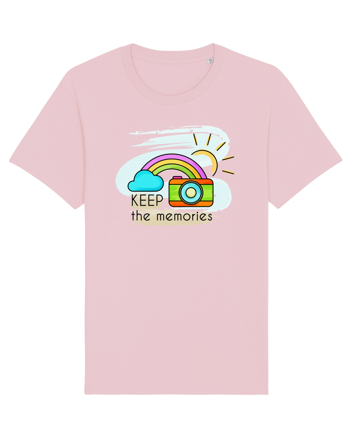 Tricou mânecă scurtă Unisex Rocker Cotton Pink