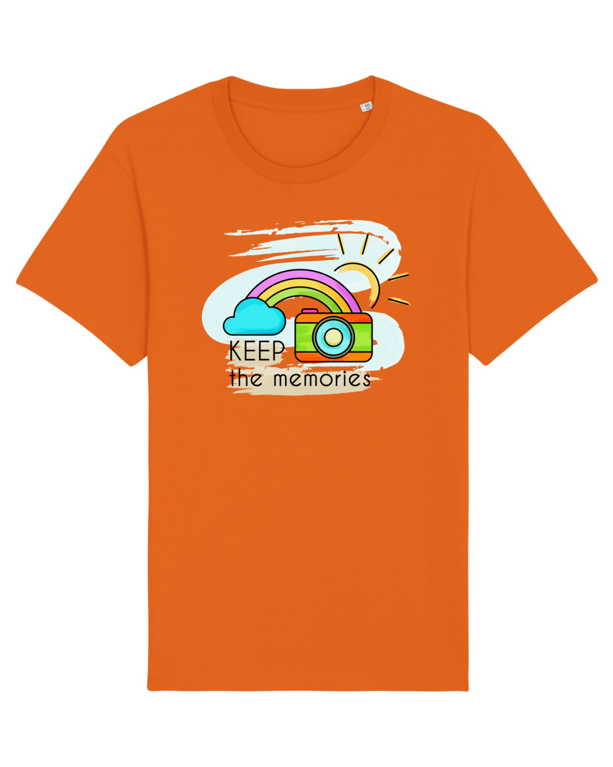 Tricou mânecă scurtă Unisex Rocker Bright Orange