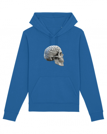Craniu cu creier - skullbrain 01b Royal Blue