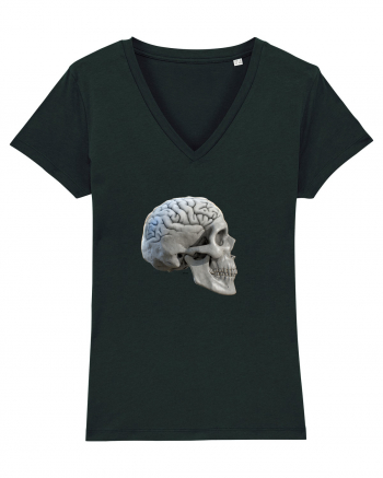 Craniu cu creier - skullbrain 01b Black