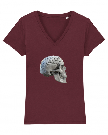 Craniu cu creier - skullbrain 01b Burgundy