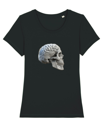 Craniu cu creier - skullbrain 01b Black