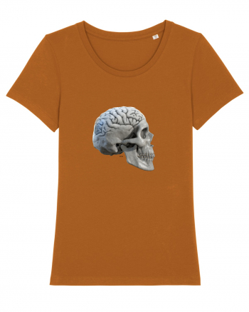 Craniu cu creier - skullbrain 01b Roasted Orange