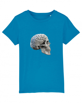 Craniu cu creier - skullbrain 01b Azur
