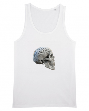 Craniu cu creier - skullbrain 01b White