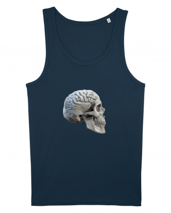 Craniu cu creier - skullbrain 01b Navy