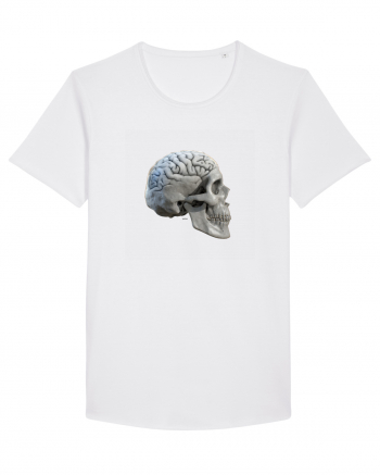 Craniu cu creier - skullbrain 01b White