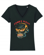 Halloween Zombie Night Tricou mânecă scurtă guler V Damă Evoker