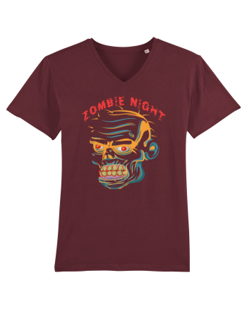 Halloween Zombie Night Burgundy
