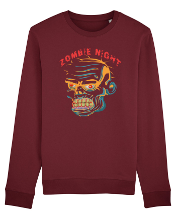 Halloween Zombie Night Burgundy