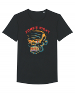 Halloween Zombie Night Tricou mânecă scurtă guler larg Bărbat Skater