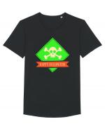 Halloween Danger Zone Tricou mânecă scurtă guler larg Bărbat Skater