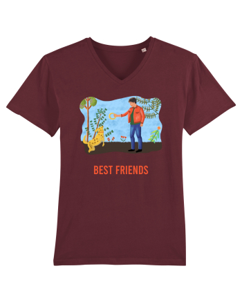 My dog is my best friend 1 Burgundy