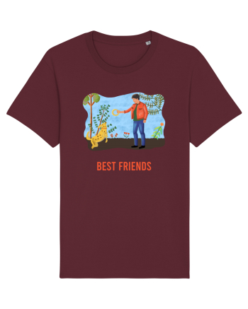 My dog is my best friend 1 Burgundy