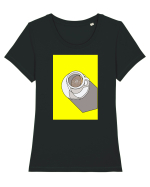 Swim innit! Tricou mânecă scurtă guler larg fitted Damă Expresser