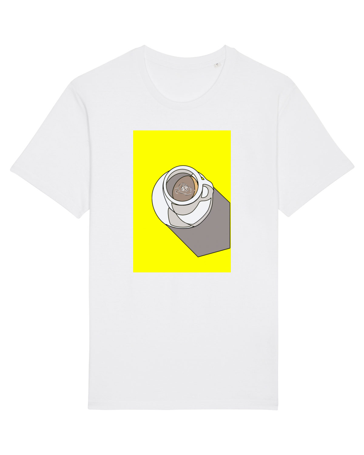 Tricou mânecă scurtă Unisex Rocker White