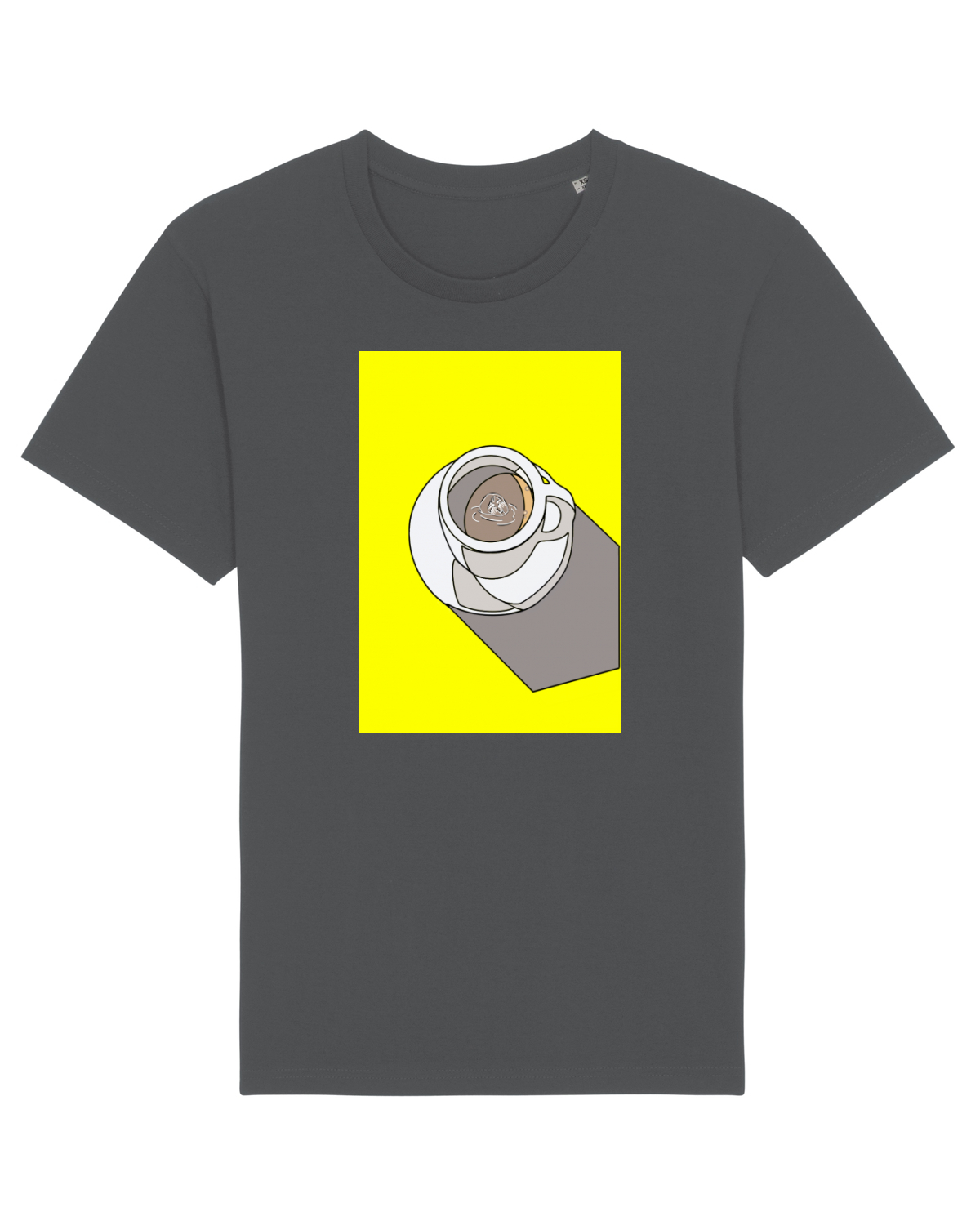 Tricou mânecă scurtă Unisex Rocker Anthracite